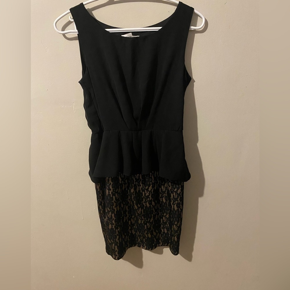 Black pencil dress